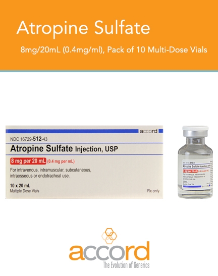 Atropine Sulfate Injection Multi Dose Vials Accord Healthcare